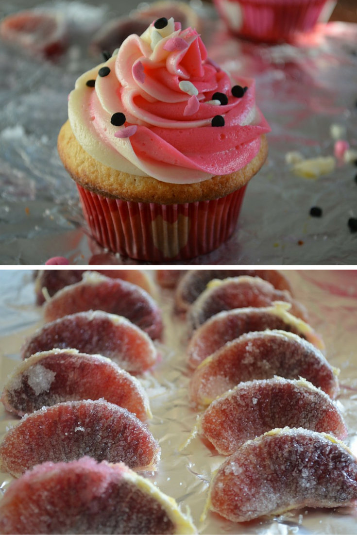 Vanilla Blood Orange Cupcakes