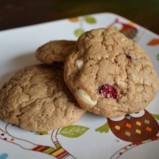 white chocolate cranberry cookies