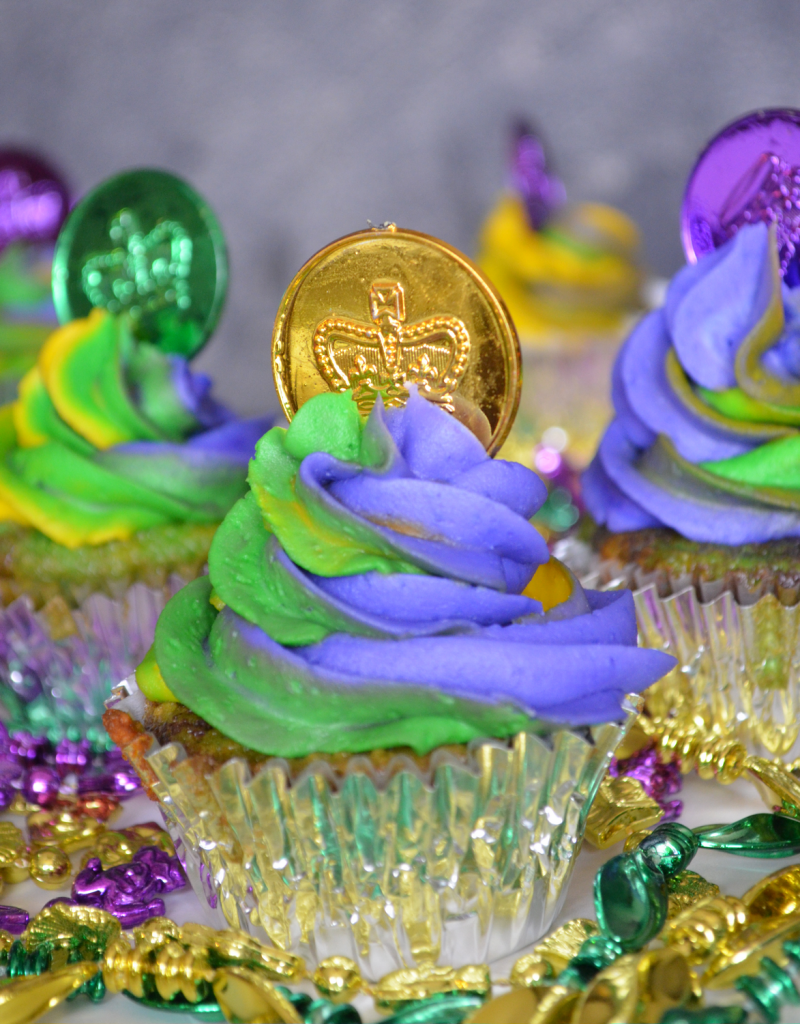 Mardi Gras Cupcake Mardi Gras Cupcake