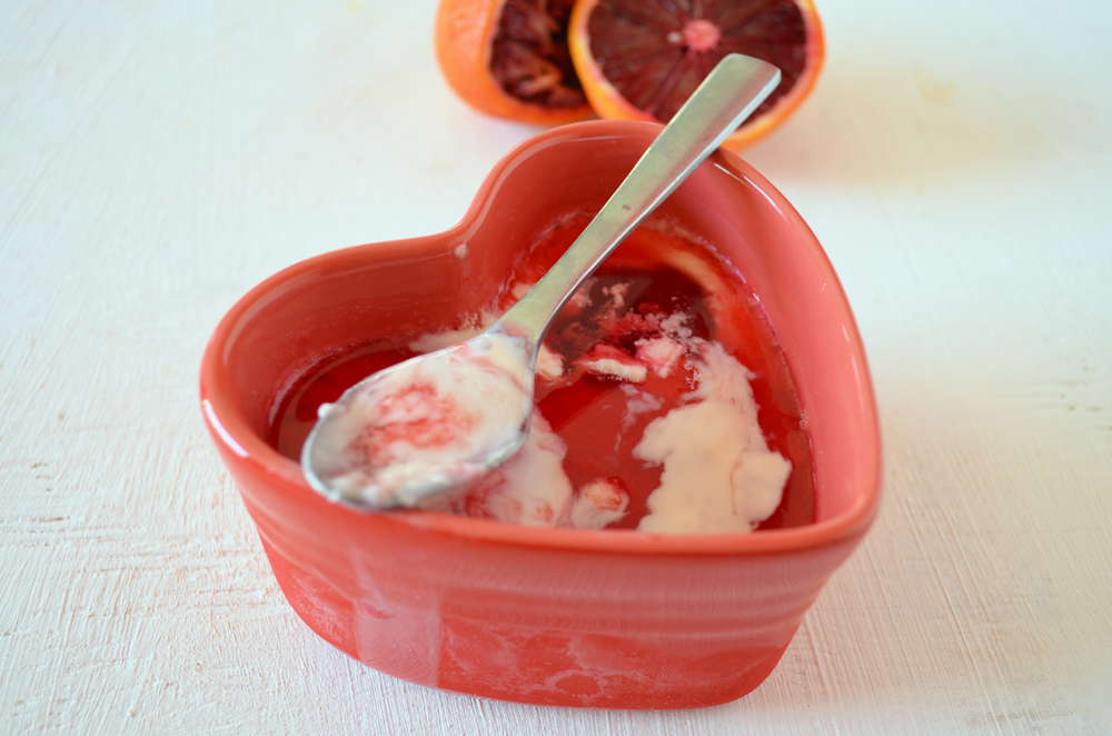 Blood Orange Panna Cotta via Mooshu Jenne