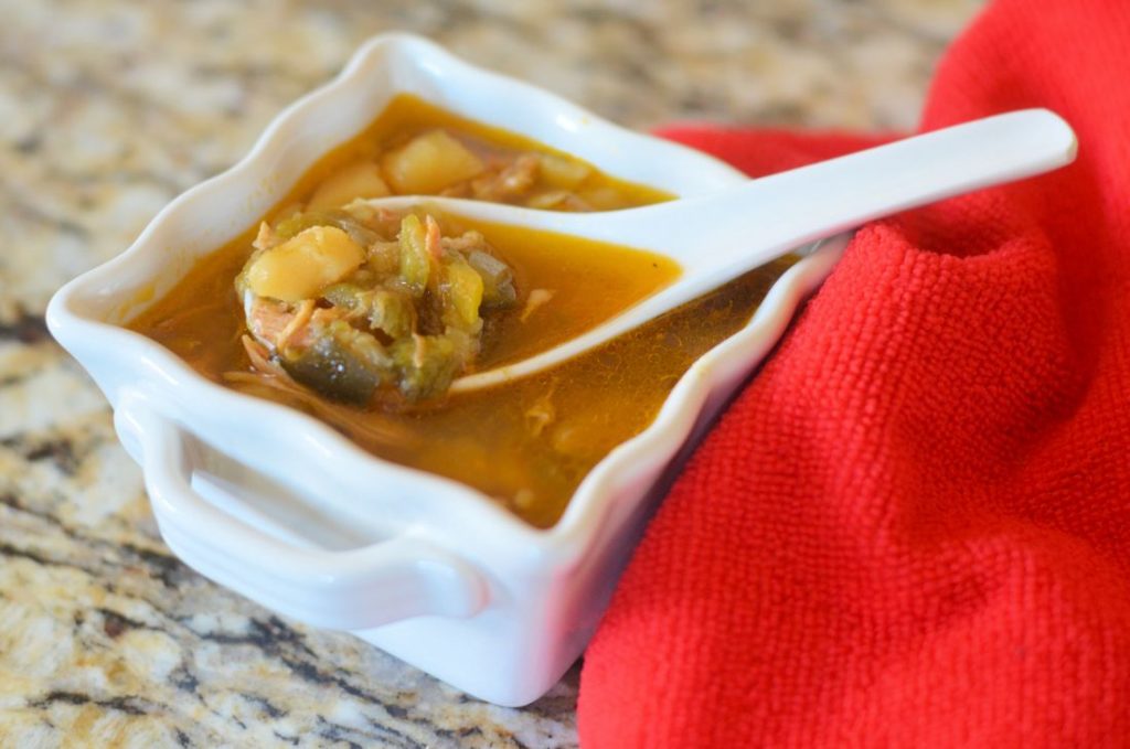 Green Chile Chicken Stew