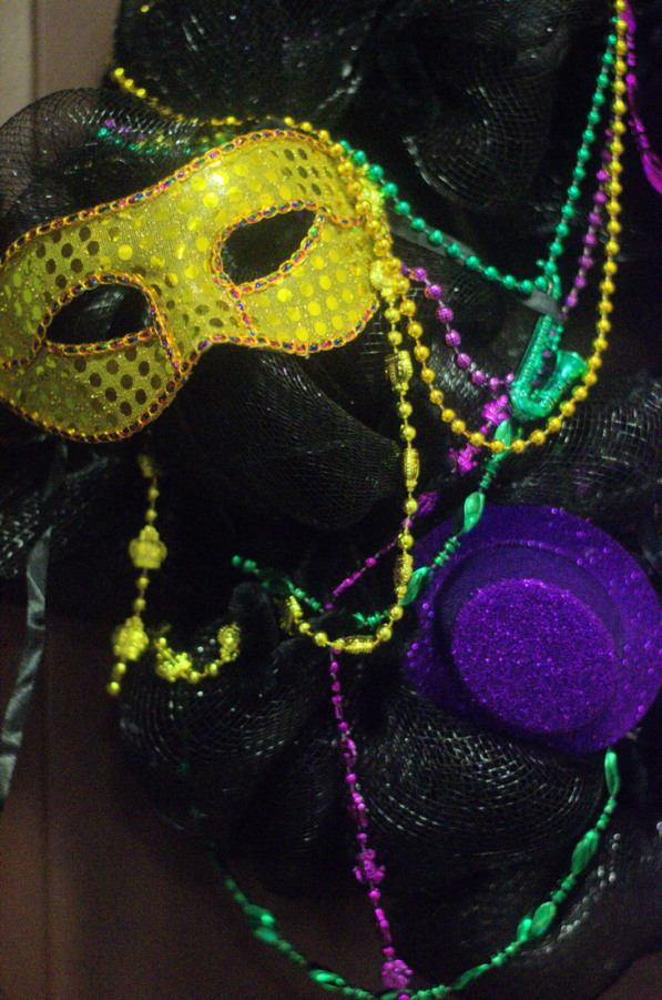 dollar tree mardi gras wreath