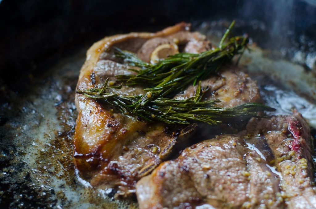 Garlic Rosemary Lamb Steaks Mooshu Jenne