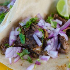 Instant Pot Barbacoa Beef Tacos