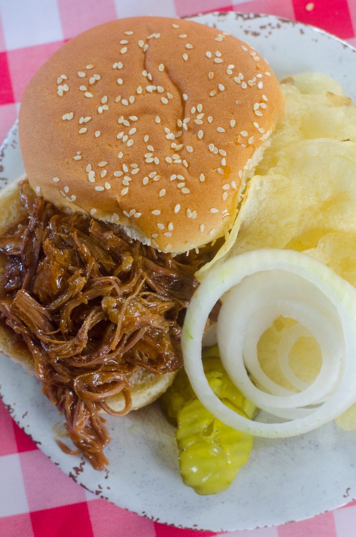 Instant Pot Barbecue Beef Brisket Sandwich