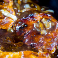 French Onion Smothered Pork Chops