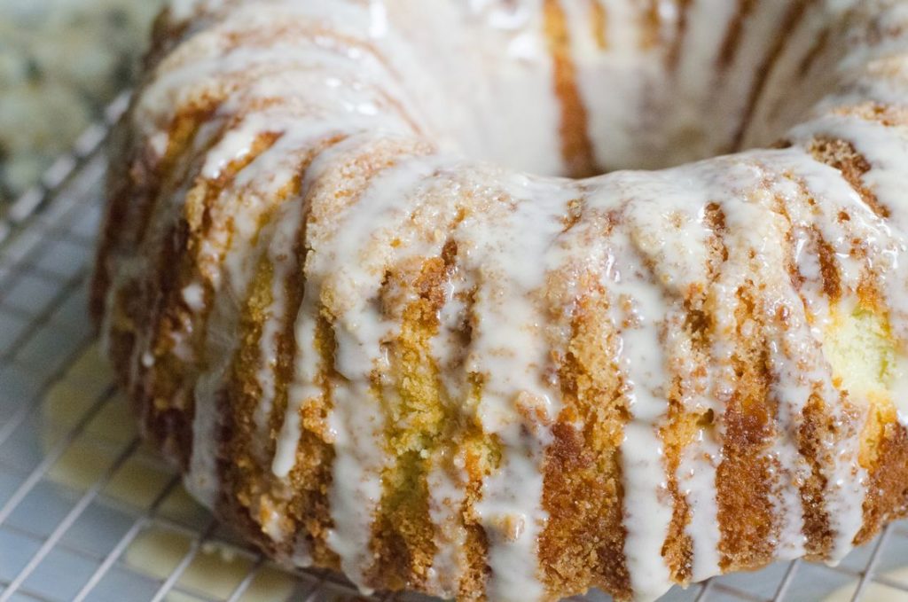 Irish Cream Iced Rum Bundt Cake