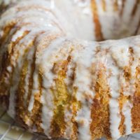 Irish Cream Iced Rum Bundt Cake