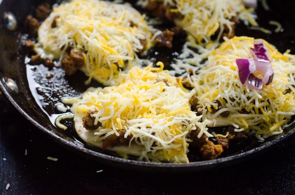 Heart Shaped Taco Quesadillas