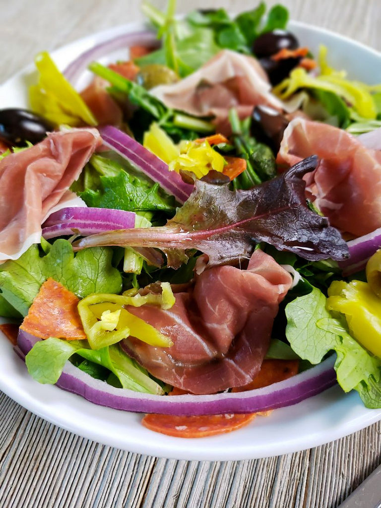 Italian Prosciutto Sub Salad - Mooshu Jenne