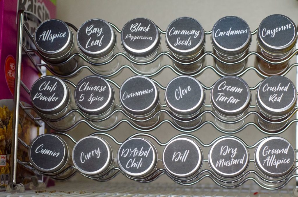 Spice Jar Printable Pantry Organization