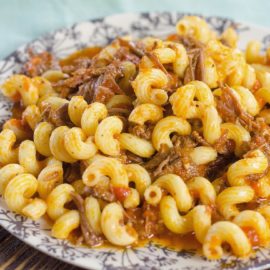 Instant Pot Ragu Cavatappi