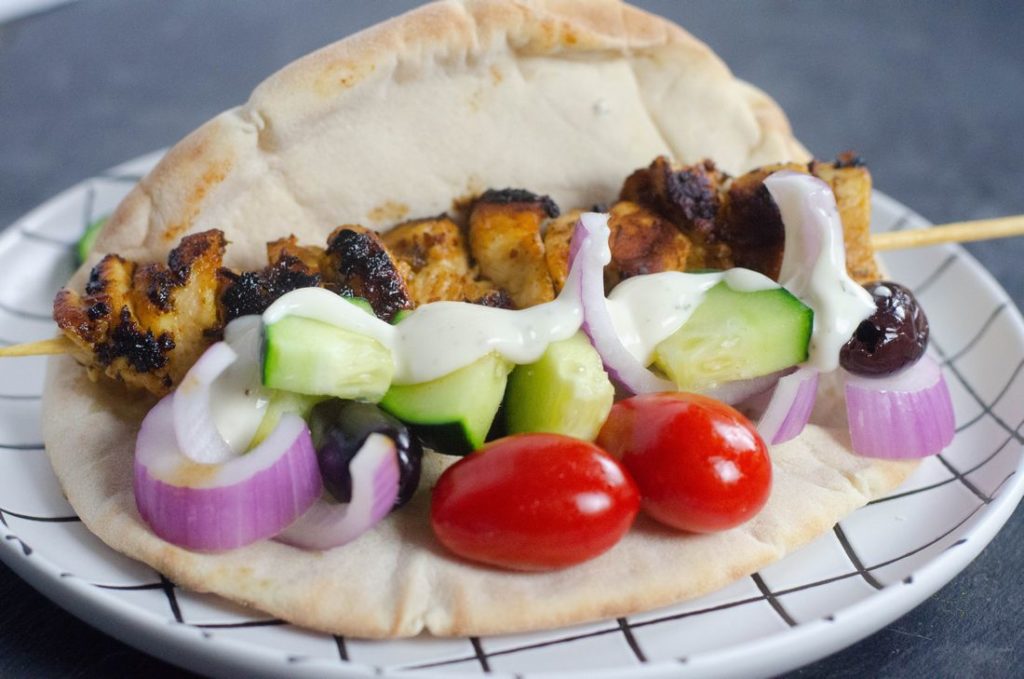 Greek Souvlaki Pita