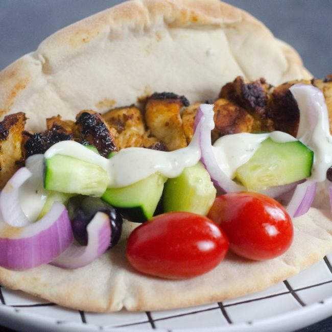 Greek Souvlaki Pitas Mooshu Jenne