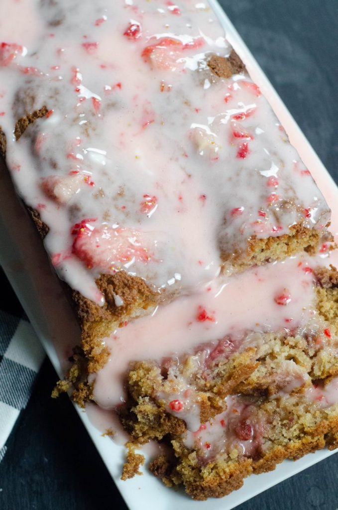 Iced Strawberry Bread