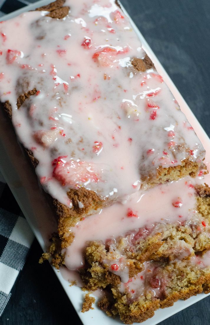 Iced Strawberry Bread