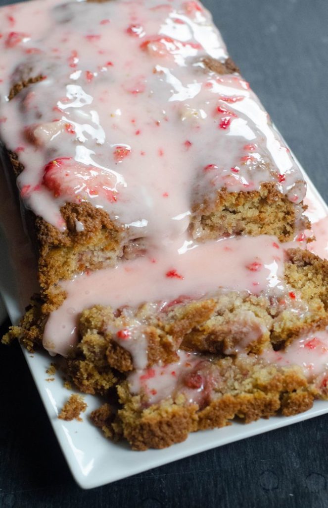 Iced Strawberry Bread