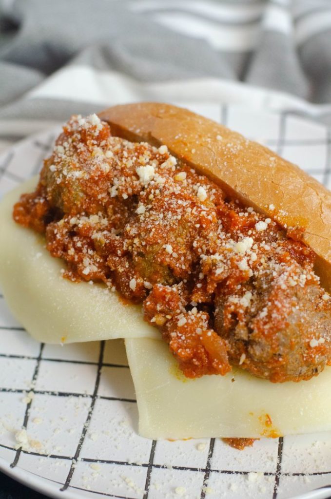 Instant Pot Parmesan Meatball Subs