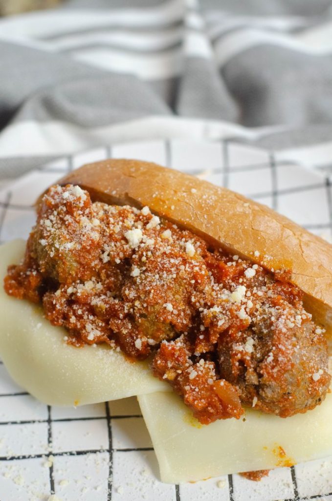 Instant Pot Parmesan Meatball Subs