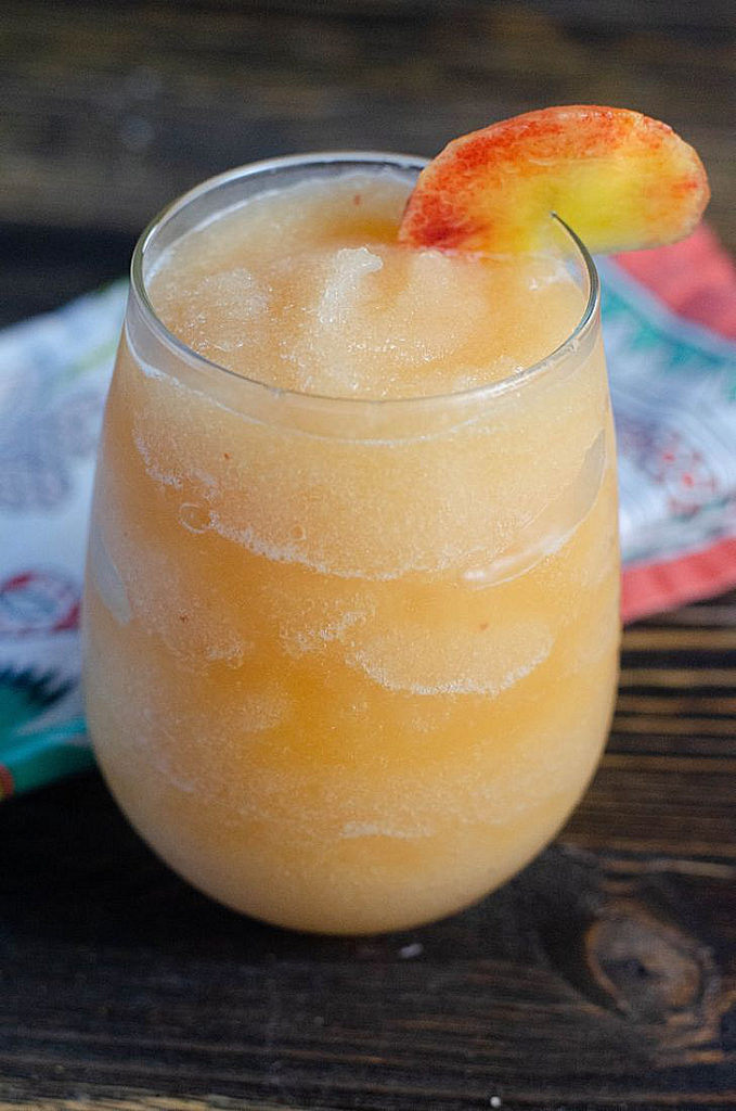 Peach Bourbon Slush