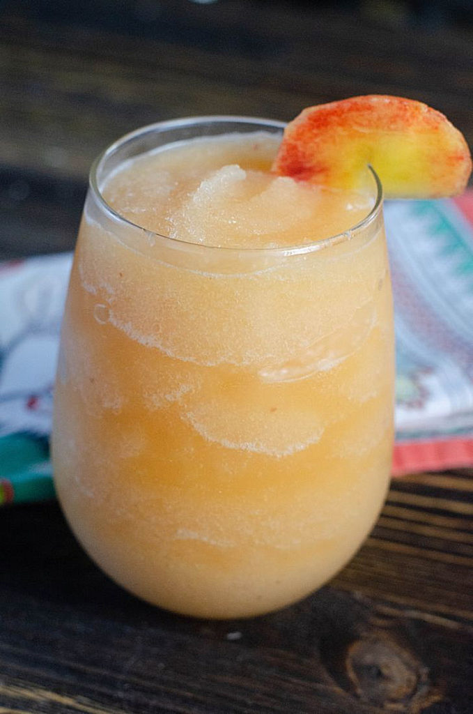 Peach Bourbon Slush