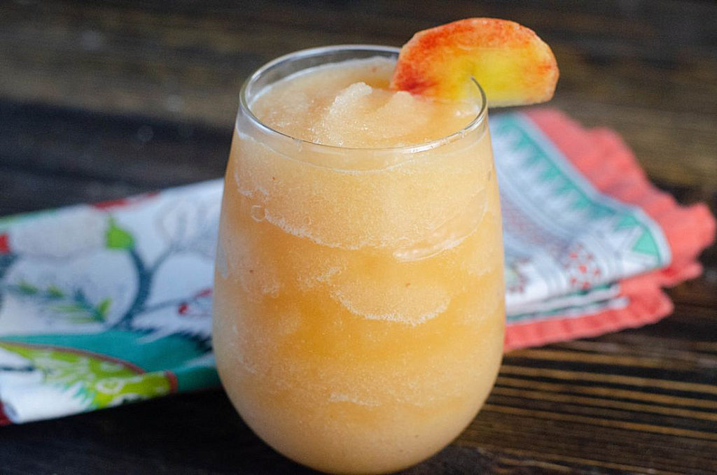 Peach Bourbon Slush