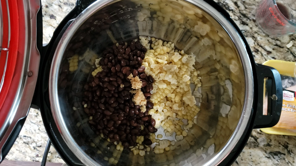 Instant Pot Chicken Tortilla Soup Process 1