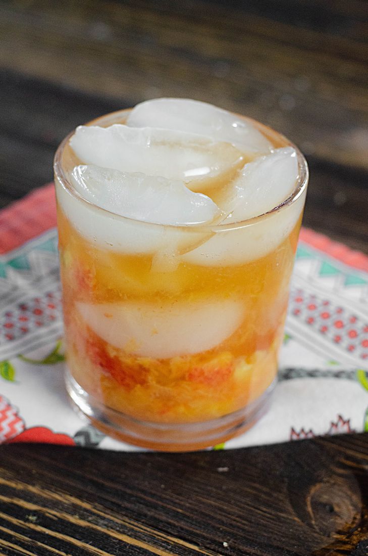 Peach Bourbon Smash