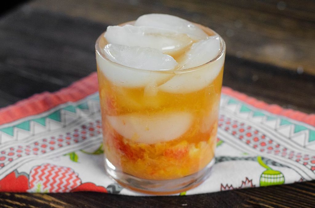 Peach Bourbon Smash