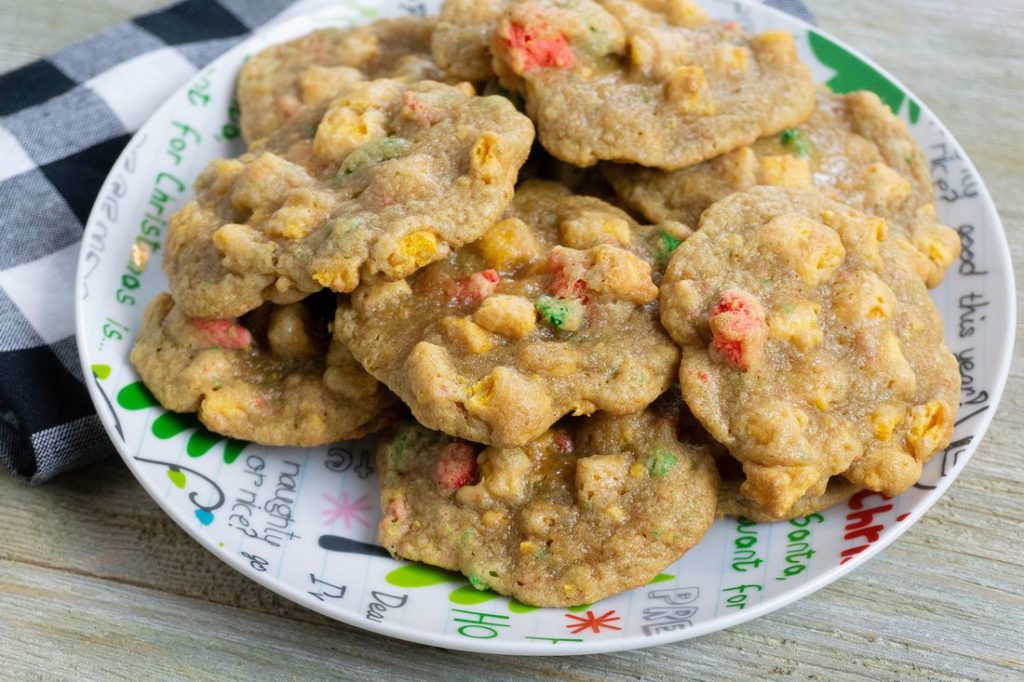 Christmas Crunch Cookies