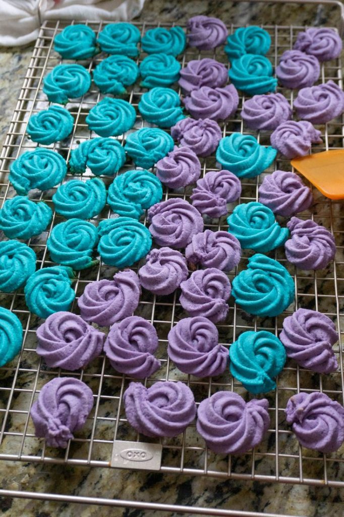 Frozen Inspired Rose Cookies