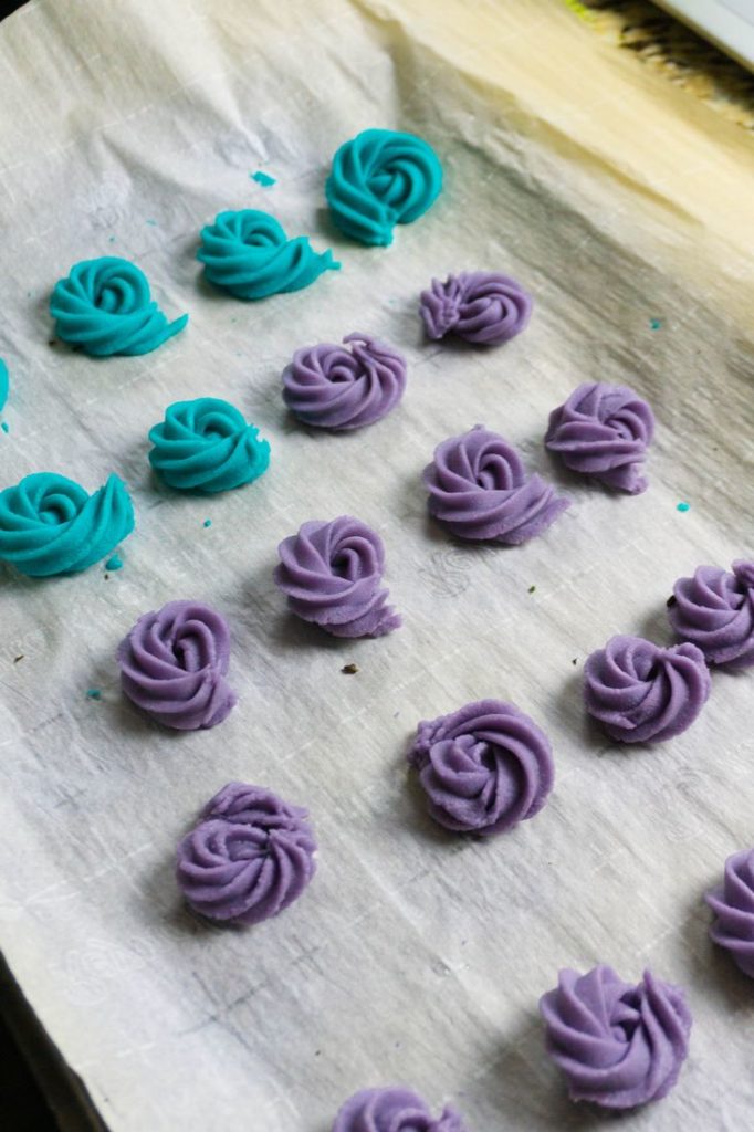 Frozen Inspired Rose Cookies