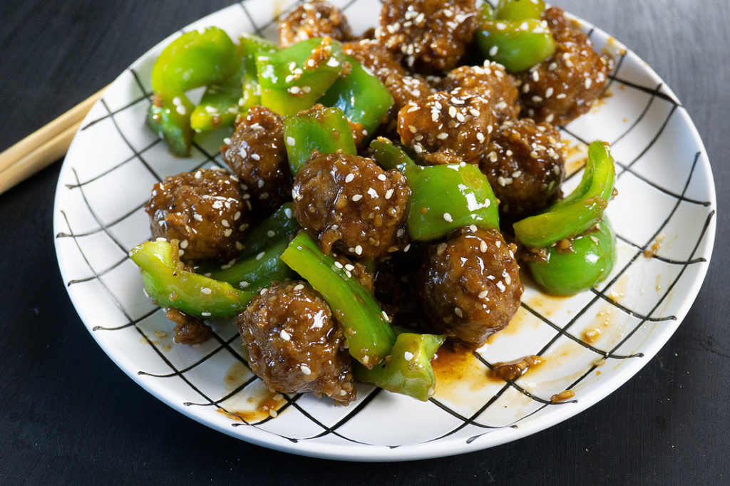 Instant Pot Pepper Beef Meatballs