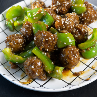 Instant Pot Pepper Beef Meatballs