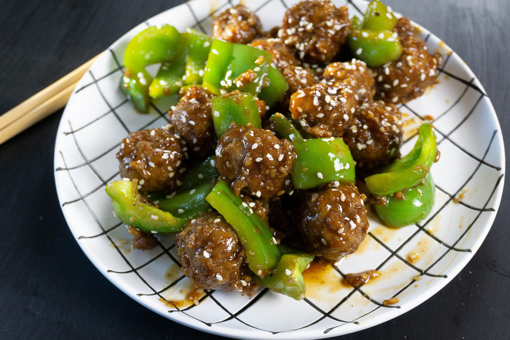 Instant Pot Pepper Beef Meatballs