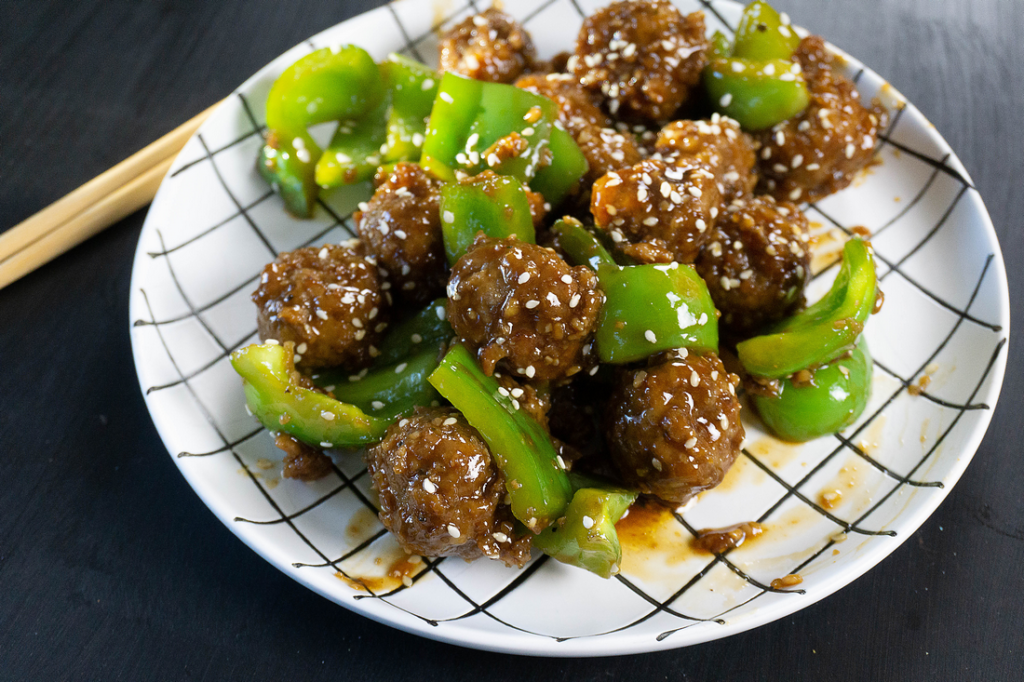 Instant Pot Pepper Beef Meatballs