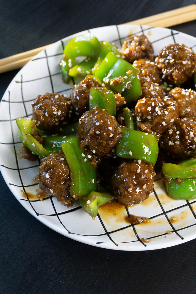 Instant Pot Pepper Beef Meatballs