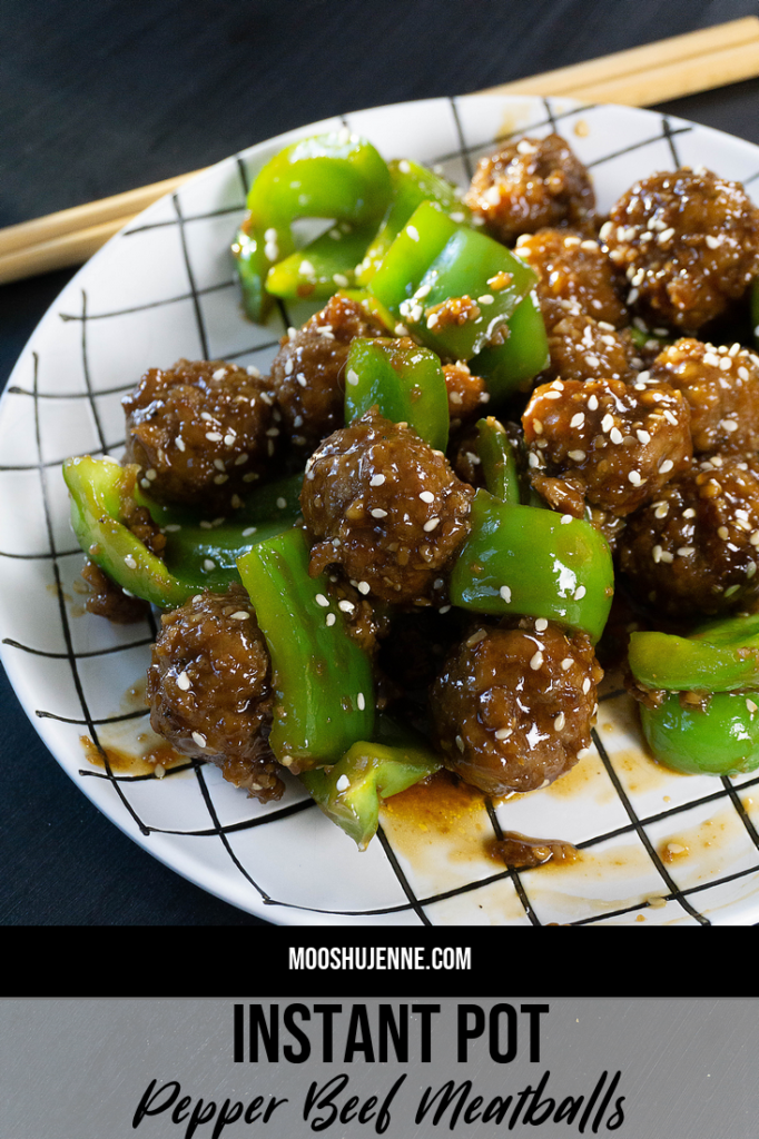 Instant Pot Pepper Beef Meatballs