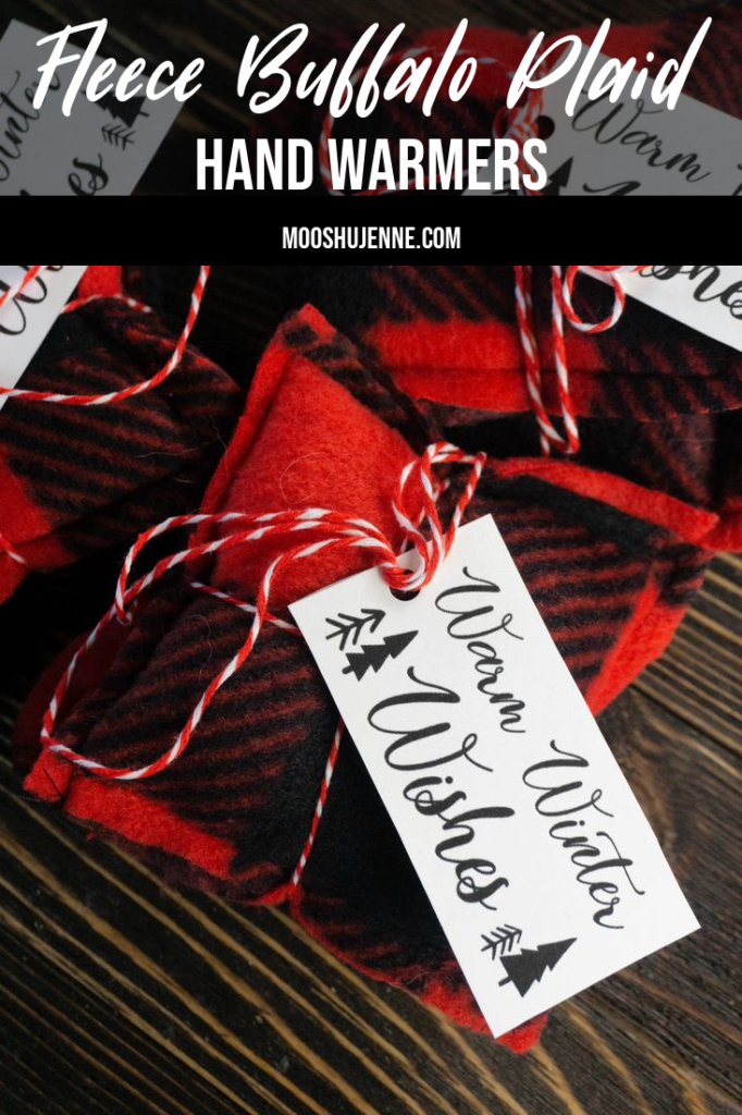 Fleece Buffalo Plaid Hand Warmers