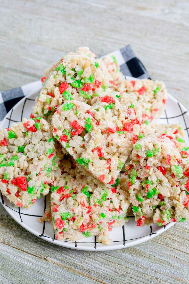 Rice Krispie Heart Holiday Treats