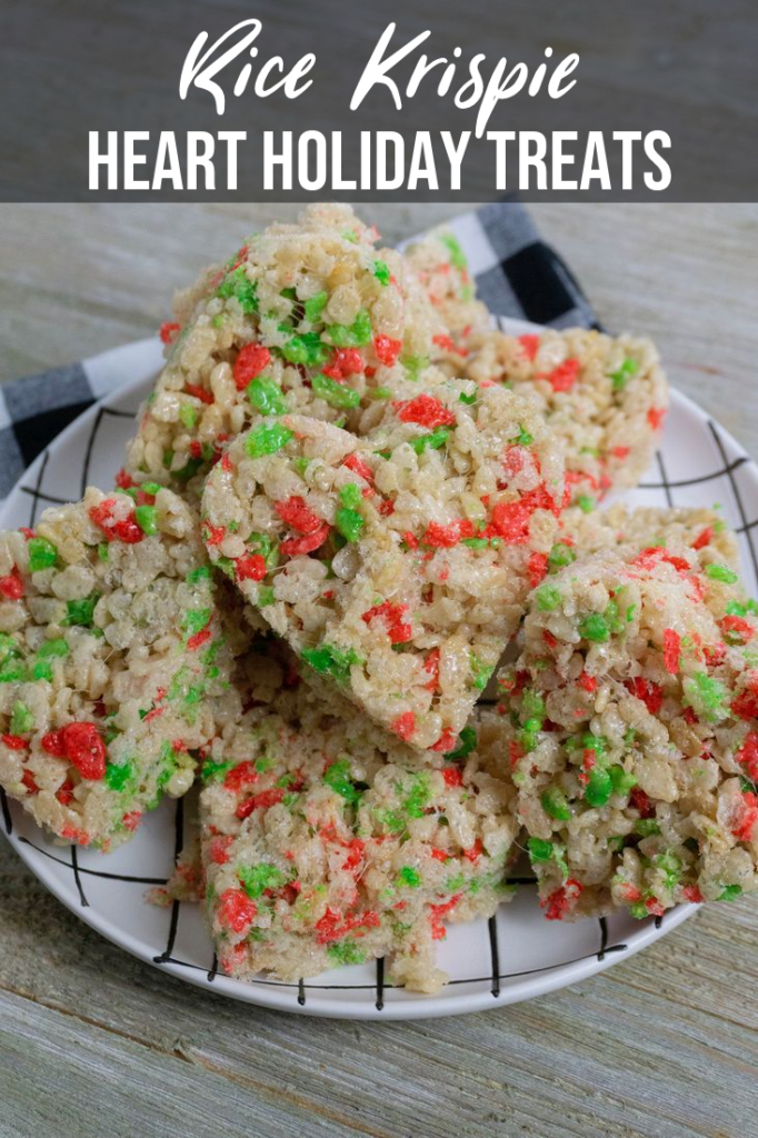 Rice Krispie Heart Holiday Treats