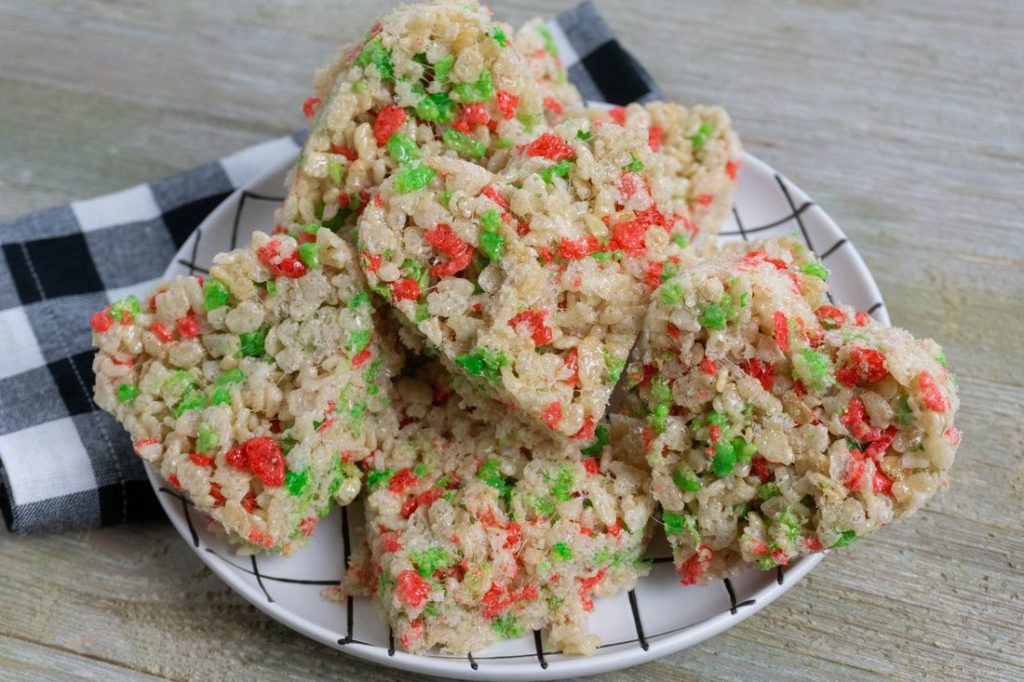Rice Krispie Heart Holiday Treats