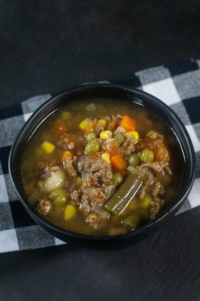 Instant Pot Hamburger Soup