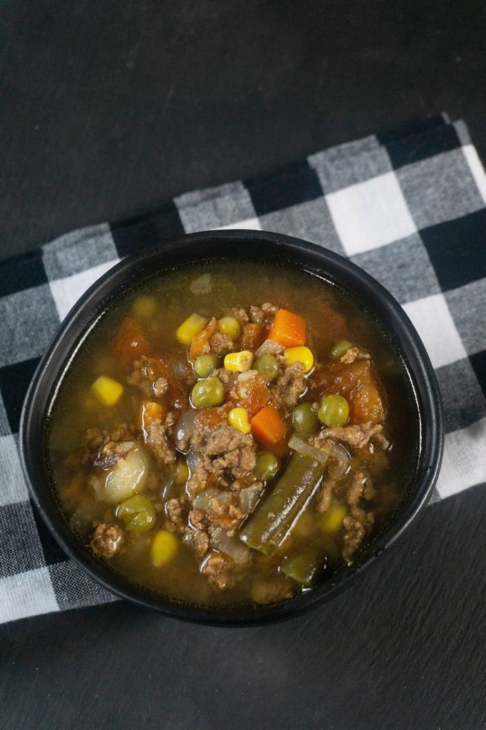 Instant Pot Hamburger Soup • Salt & Lavender