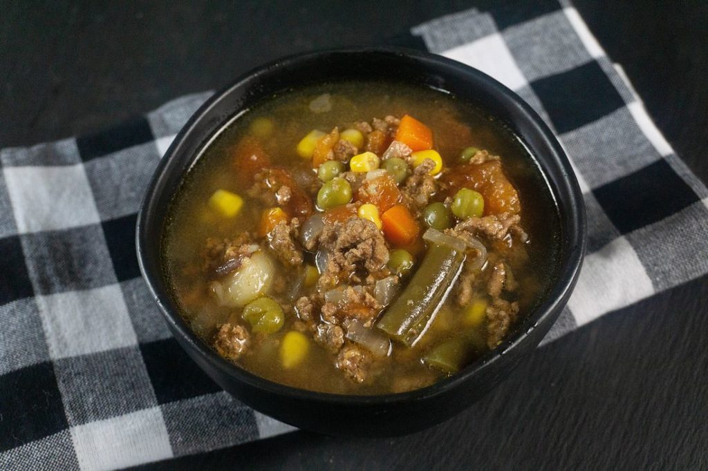 Instant Pot Hamburger Soup