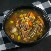 Instant Pot Hamburger Soup