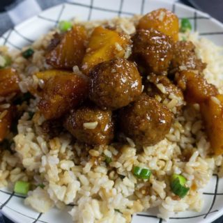 Instant Pot Pineapple Teriyaki Meatballs