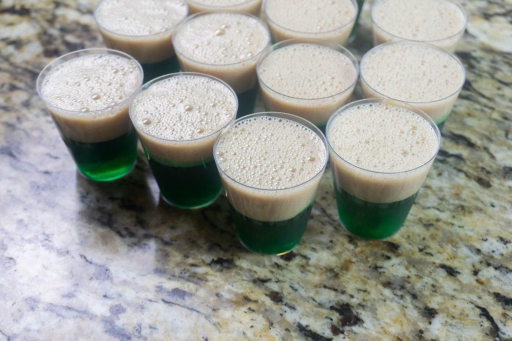 St. Patrick's Day Bailey's Jello Shots