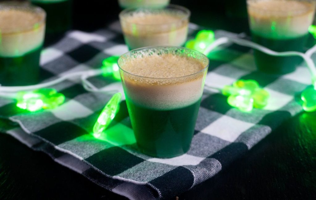 St. Patrick's Day Bailey's Jello Shots