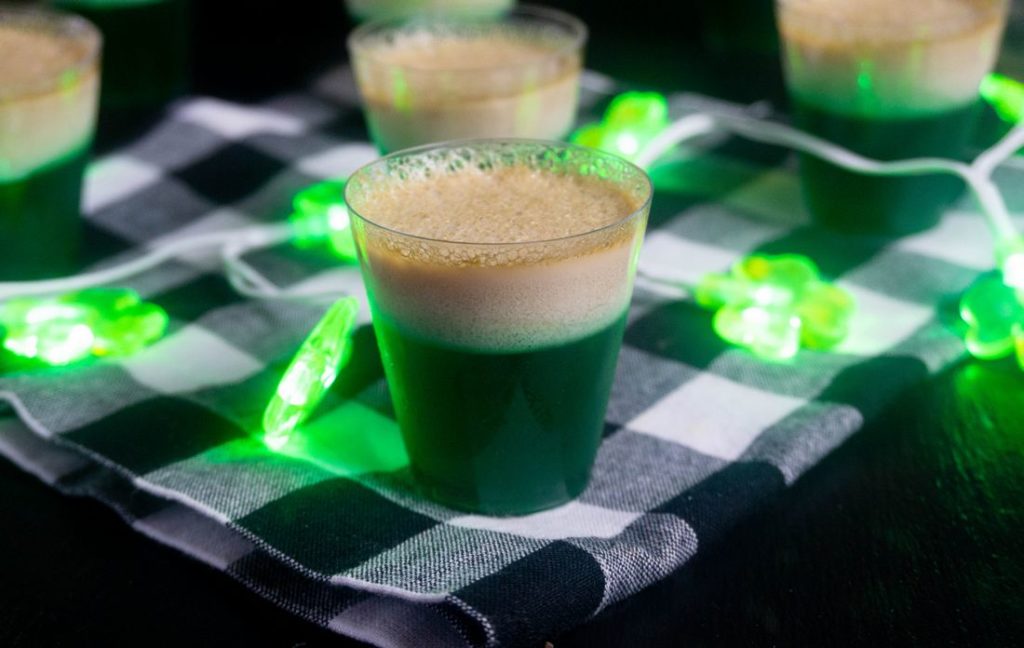 St. Patrick's Day Bailey's Jello Shots